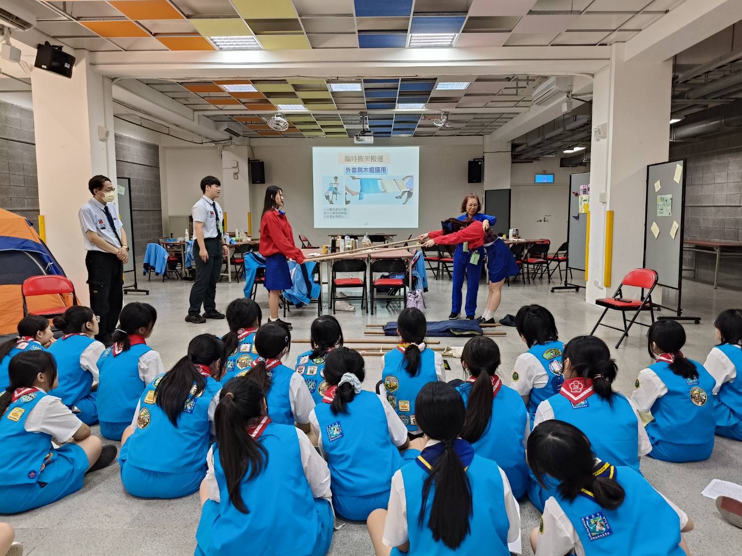 118.4.17-19女童軍小隊長訓練.地點三重區修德國民小學